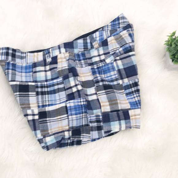 Loft Ann Taylor Shorts Patched Blue 4 - Picture 6 of 6